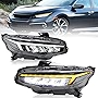 JOLUNG LED Headlights Assembly for 10th Gen Honda Civic 2016-2022, Headlamp with Sequential Turn Signal for Civic Sedan Coupe Hatchback, Full LED Headlights for EX/LX/Sport/Touring/Si/Type R