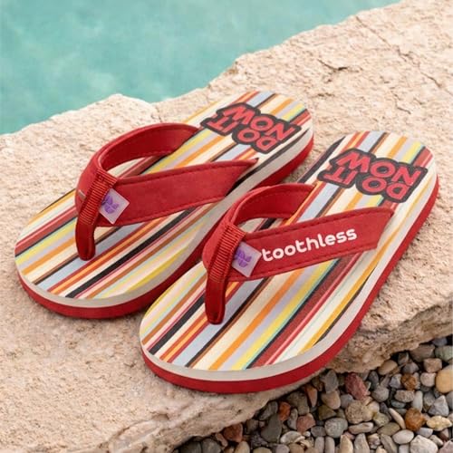 Image of toothless Kids Printed Flip Flop | Soft EVA Sole | Anti-Slip | Comfortable Wear | Lightweight | Durable | Summer Footwear for Boys & Girls | Casual Slippers
