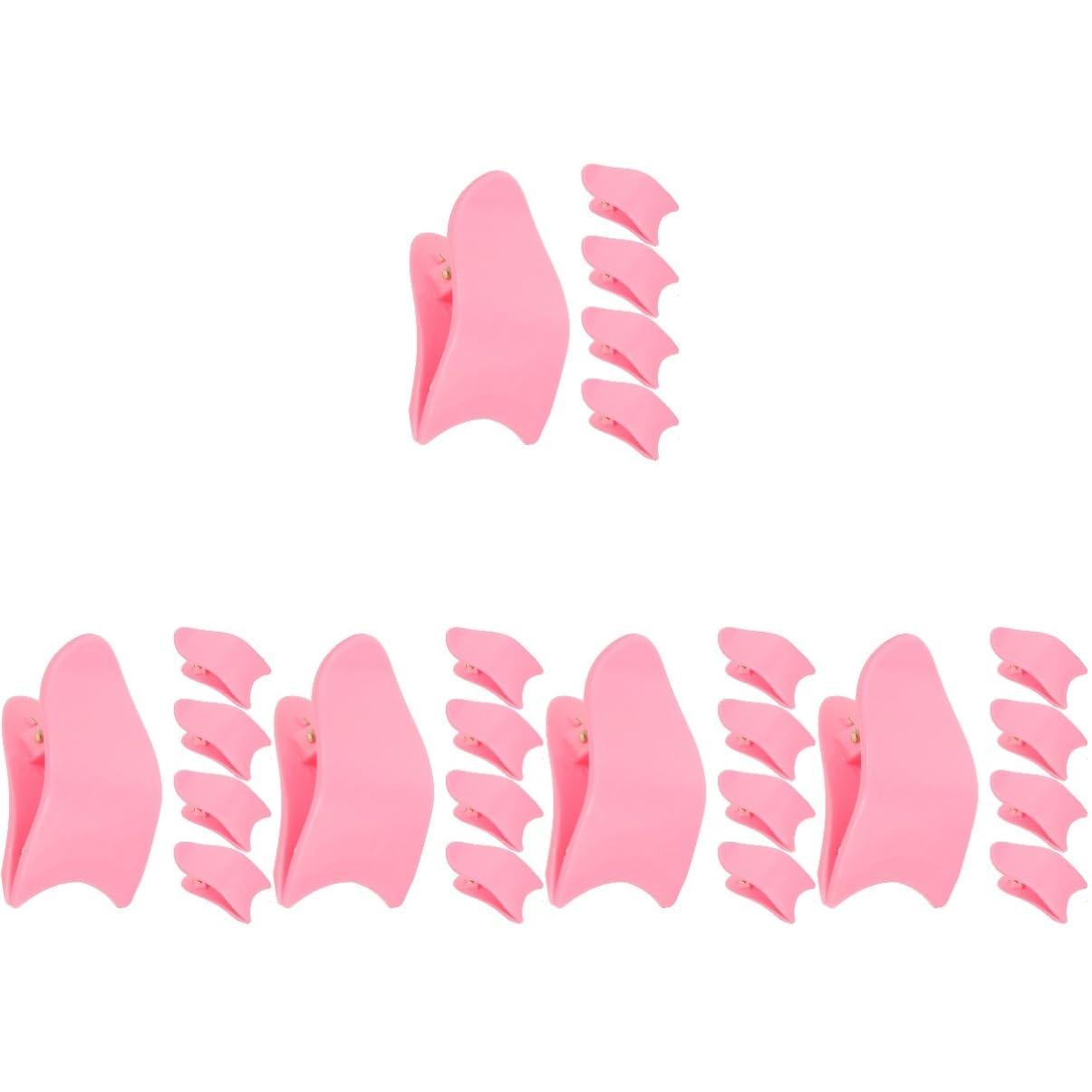 MAGICLULU 5 Set Di Applicatori Per Ciglia Finte Morsetto Resistente Allusura Per Applicazione E Regolazione Delle Ciglia 5 Pezzi*5