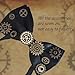Auroeyfairy Steampunk Bowtie Gears Retro Cosplay Halloween Accessories, One Size, Black