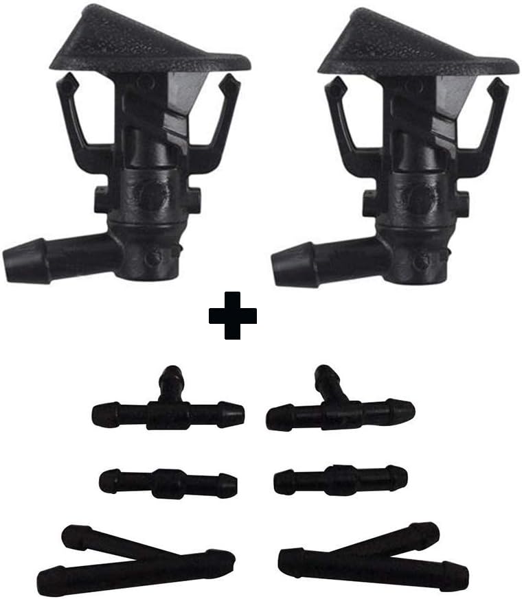 Set Of 2 Front Windshield Washer Nozzles For Jeep Patriot 2008-2015 – OEM 5303834AB - View #3