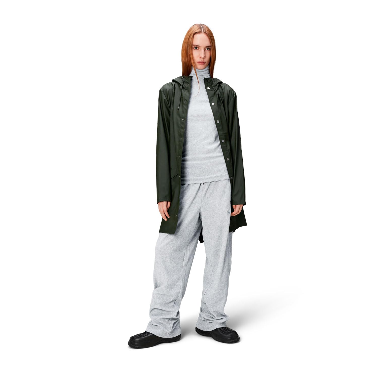 RAINS Long Jacket Veste imperméable Mixte