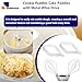 Cookie Paddles Cake Paddles with Metal Whip Drive Compatible with Universal Mixers NutriMill Artiste Mixer