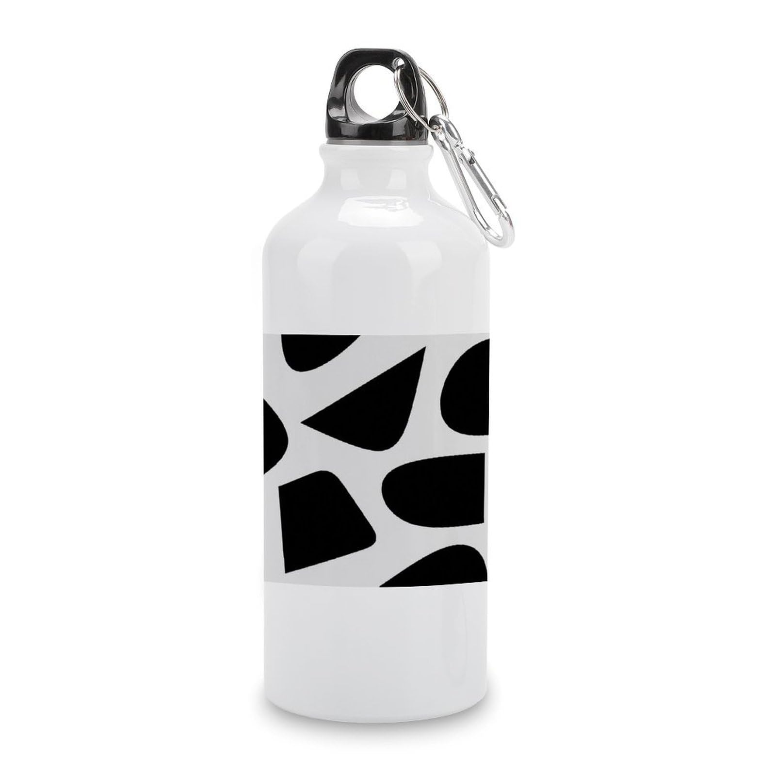 Fekiloot Style Geometry Aluminum Water Bottle Travel Tumbler Reusable Lightweight Outdoor Sports Water Bottles For Gym Sports Camping Hiking Fishing600ml