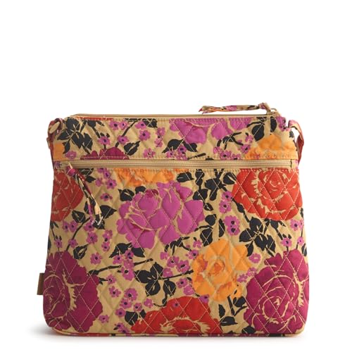 Image of Vera Bradley Women's Premium Cotton Original Zip Hipster Crossbody Bag