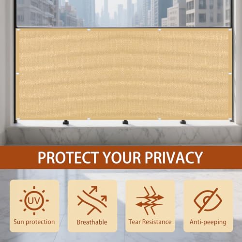 Toile rectangulaire respirante 2x4m pour une protection solaire