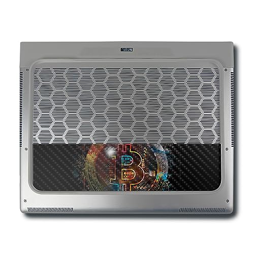 Image of MightySkins Carbon Fiber Skin Compatible with Alienware X16 R1 (2023) Full Wrap Kit - Crypto | Protective, Durable Textured Carbon Fiber Finish | Easy to Apply & Change Styles | Made in The USA