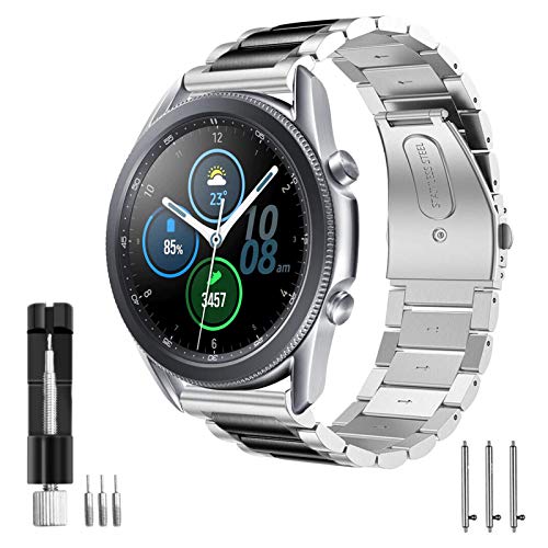 ایگرد | قیمت و خرید HATALKIN Watch Band Compatible with Samsung Galaxy  Watch 3 Band 45mm Stainless Steel 22mm Galaxy Watch Band for Galaxy Watch3  45mm/Galaxy Watch 46mm/Gear S3 Frontier Men Women (