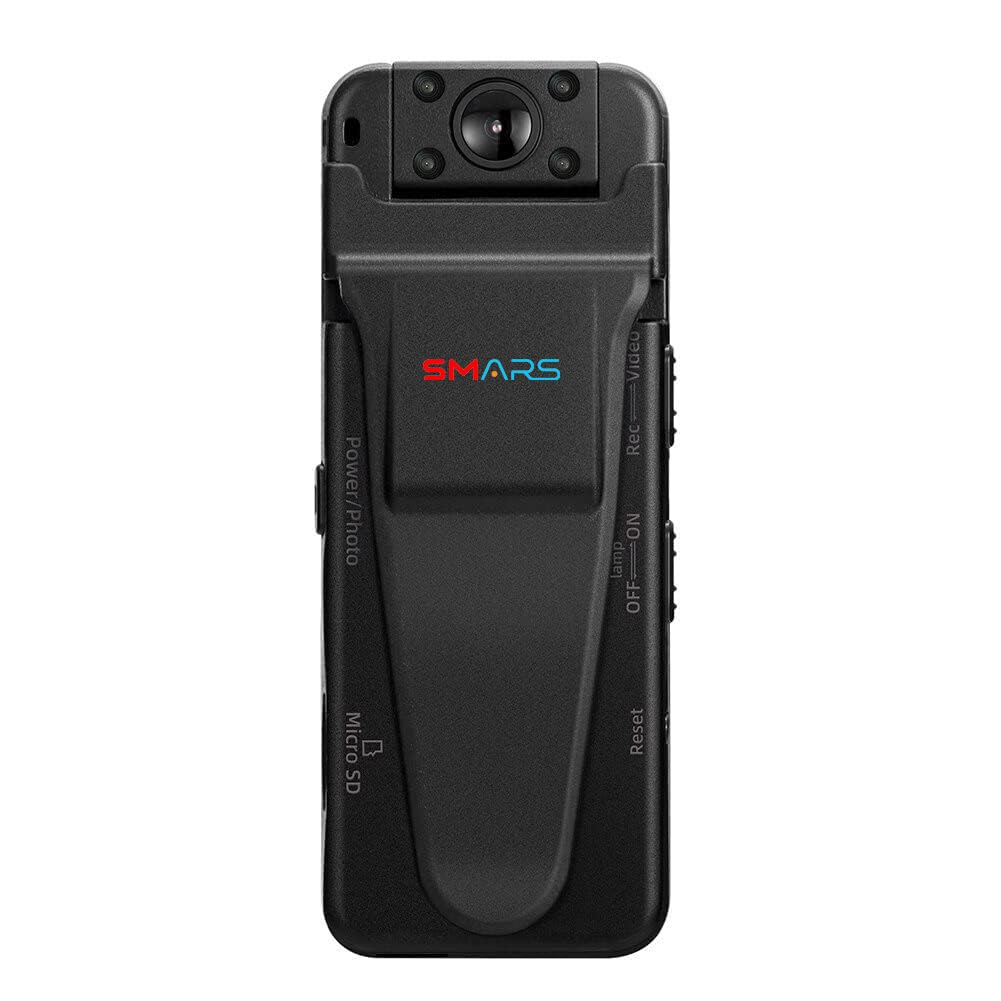 smars HD 1080P Pocket Body Camera | Night Vision | Motion Detection 180 Degree Rotating Wearable Bodycam-picture-23
