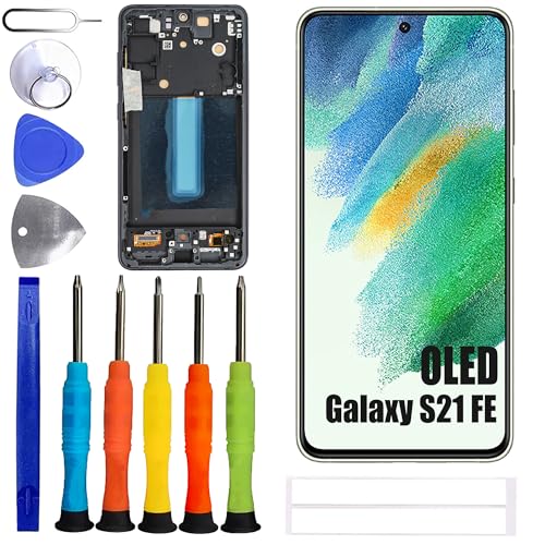 Écran tactile OLED Samsung Galaxy S21 FE SM-G990B avec Outils