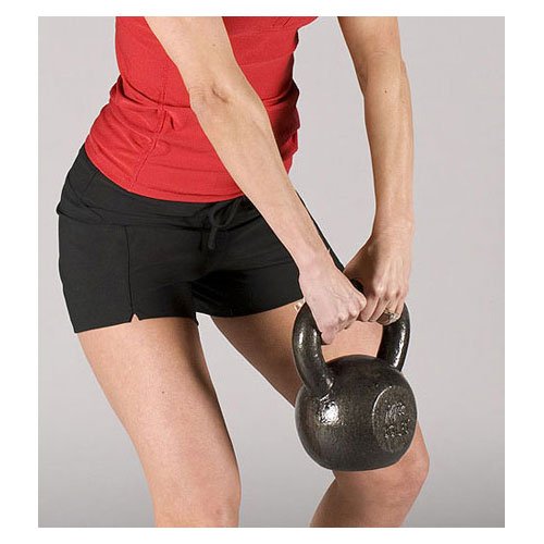 JFIT Kettlebell Weights Solid Cast Iron, 30 LB