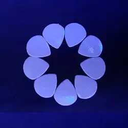 Kit 10 Palhetas Guitarra Jazz III Ultra Grip 1.2 MM Delrin Branca