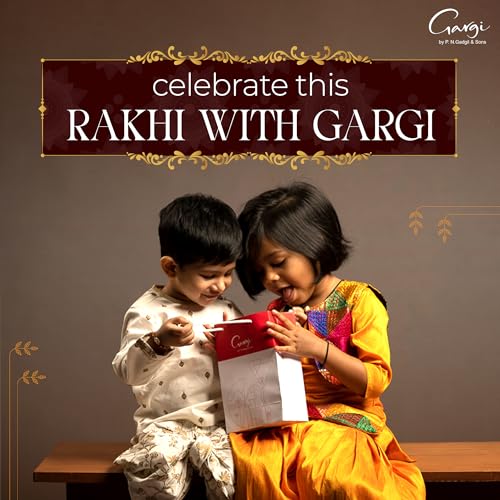 Image of Gargi by P.N. Gadgil and Sons 925 Silver | Om Rakhi | Gifts for Men and Boys | Rakshabandhan Rakhi for Brother | Rakhi for Boys & Men With Certificate of Authenticity