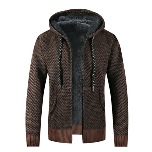 Pull en tricot à manches longues épais et doublure peluche chaude