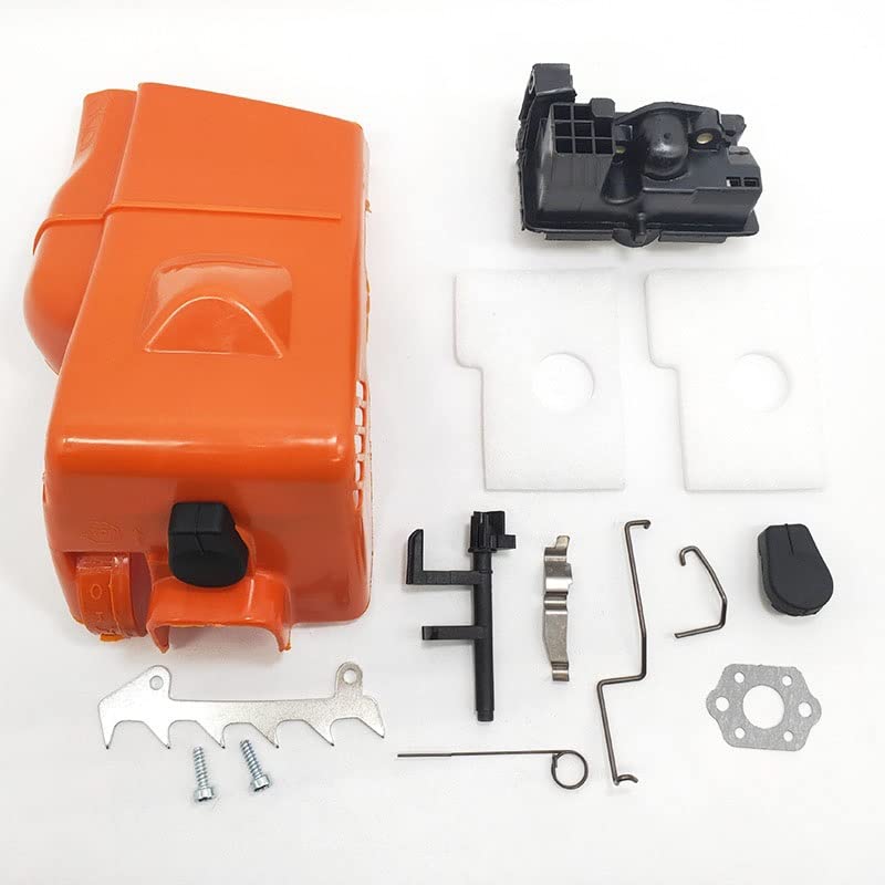 Kit de Varilla de Eje de Punta de Parachoques de Filtro de Aire de Cubierta de Cilindro Superior Apto for Stihl MS180 MS170 018 017 MS 180 Piezas de Repuesto de Motosierra de Gasolina