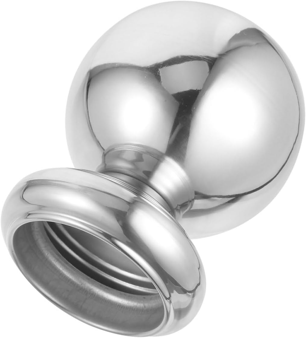 BESPORTBLE 4pcs Stainless Steel Fence Finial Topper Elegant Decorative Post Cap Easy Installation for Garden Lawn Scratch Resistant Hollow Design for Enhanced Aesthetic Appeal