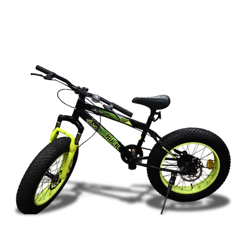 SAC MTB Hulk Fat Tyre Bicycle 20 T | Single Speed MTB with Dual Disc Brakes & Front Suspension (90% Assembled) for Kids, Teens & Adults (8+ Years)-image-42
