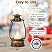 Reperla 12Pcs Mini Lantern Decorative with Flickering LED Candle, 6Inch Small Western Lantern for Table Centerpiece, Vintage Hanging Candle Holders for Western Halloween Camping Party Decor (Brown)