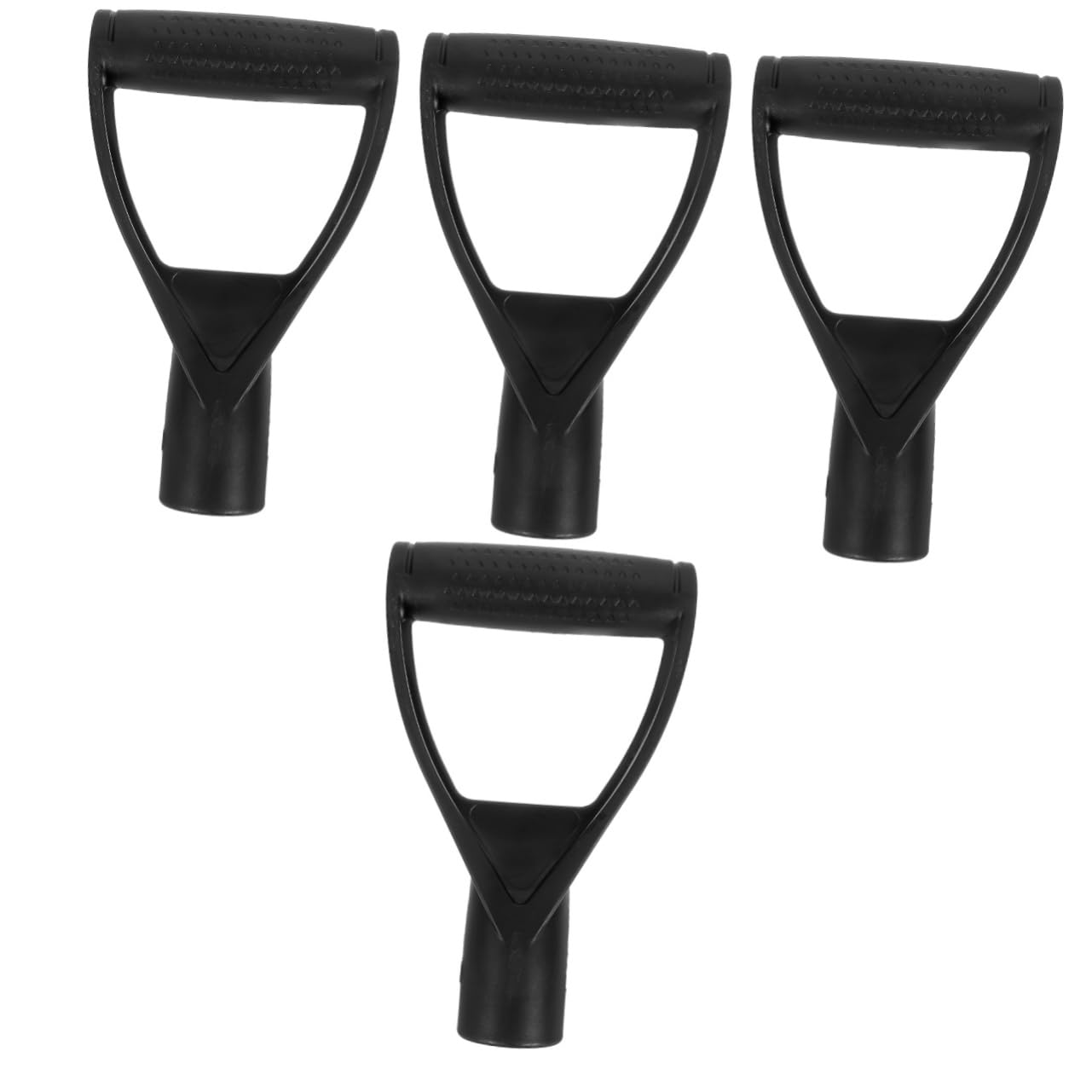 Abaodam 4 Piezas Pala de apretón de Manos Pala Pala Piezas de Pala Herramientas de jardín Pala de Roca Mango de Pala en Forma de d Mango de Pala de plástico el plastico
