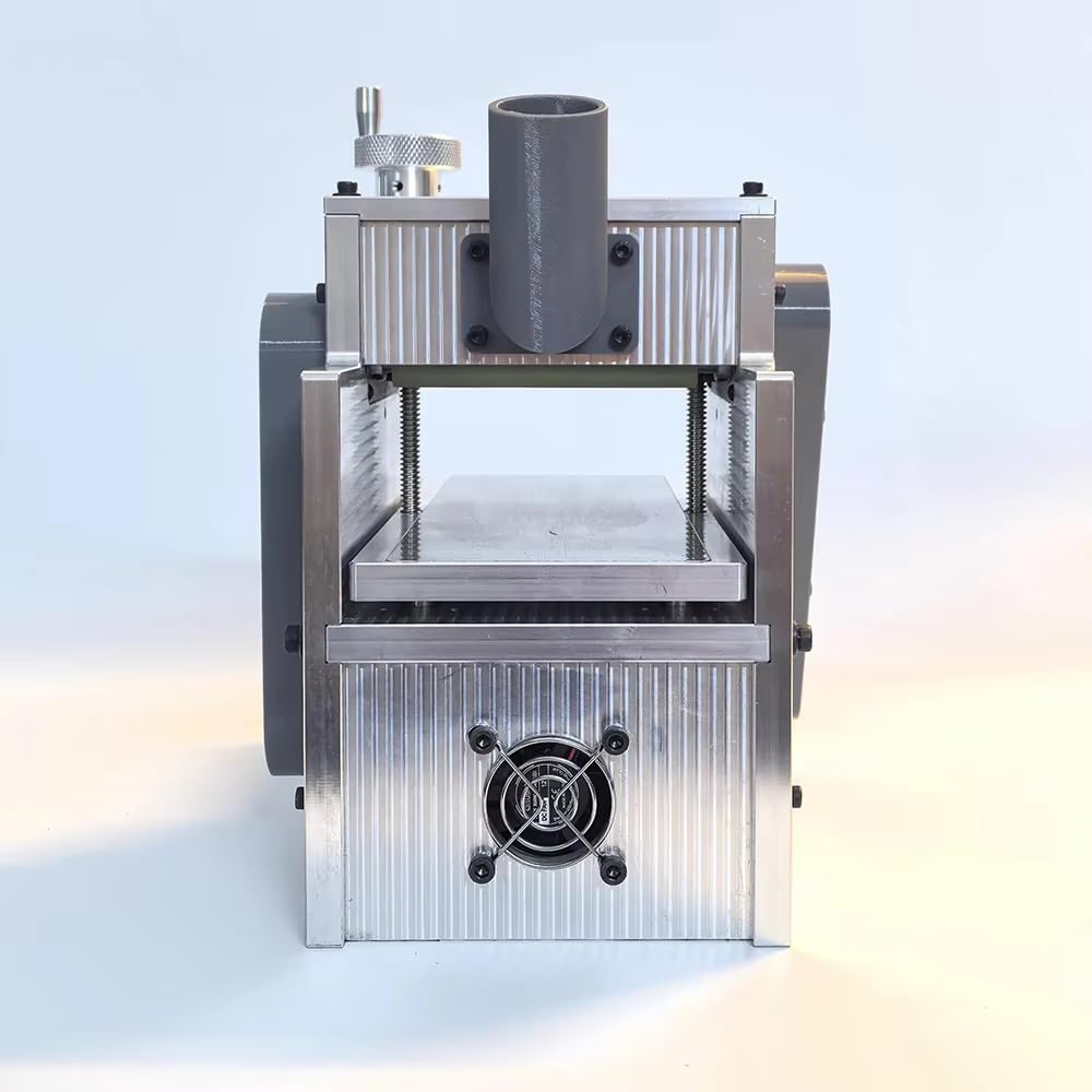 Strugarka do Obróbki Drewna AC 220 V, 100 mm, Strugarka Stołowa z Głowicą Spiralną i Portem do Odsysania Pyłu
