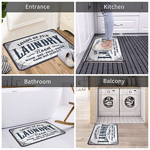 Tapetes antideslizantes de 65x90 cm con diseño retro para interior 6