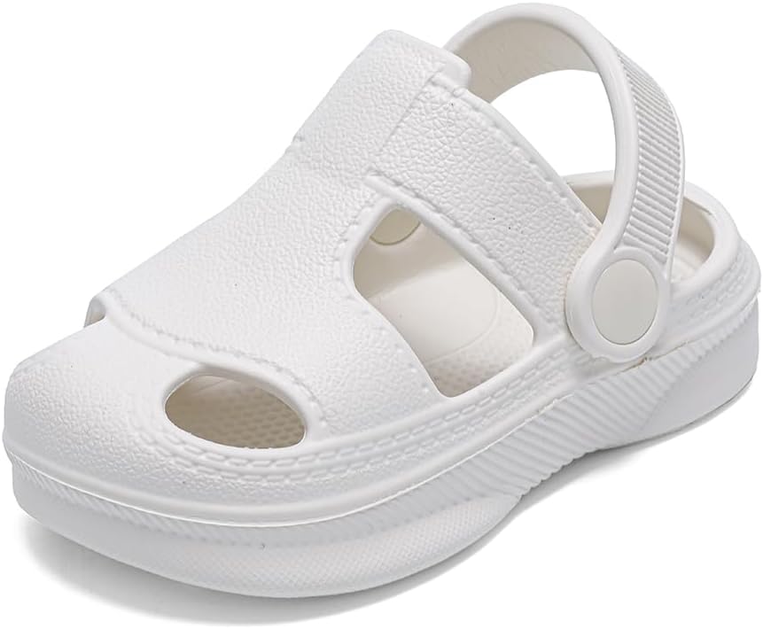 Baby Boys Girls Sandals,Infant Soft Anti-Slip Closed Toe Summer Shoes,Toddler Garden Water Beach Pool Lightweight EVA Clogs for Outdoor