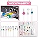 Flutesan 32 Pieces Colorful Cartoon Charger Cable Protectors USB Charger Cable Saver Silicone Animal Buddies Flexible Wire Protectors for Most Cellphone Data Lines (Nice Style,2 x 3 cm, 1.8 x 2 cm)