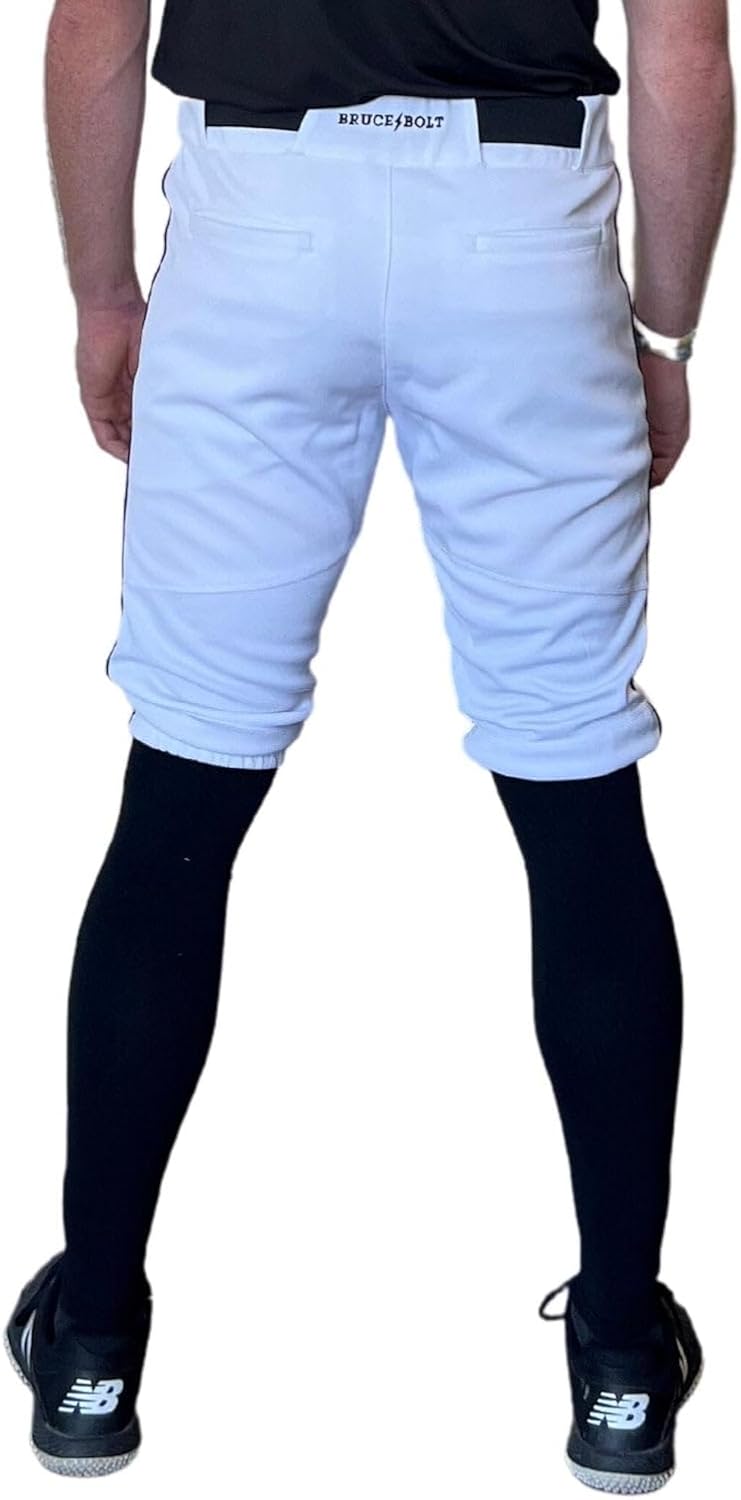 BRUCE BOLT Men's Premium Pro Baseball Short Knicker Pant - Multiple Colors - Adult Sizes