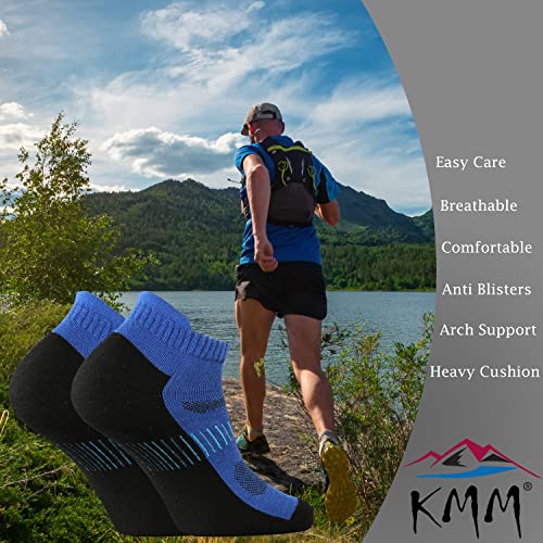 KMM Men's Merino Wool No Show Ankle Socks with Cushion Low Tab Summer for Outdoor Hiking Golf Loafer Sneaker Trail Running4
