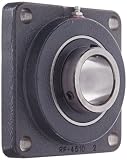 Browning VF4S-232 Normal-Duty Flange Unit, 4 Bolt, Setscrew Lock, Regreasable, Contact and Flinger S