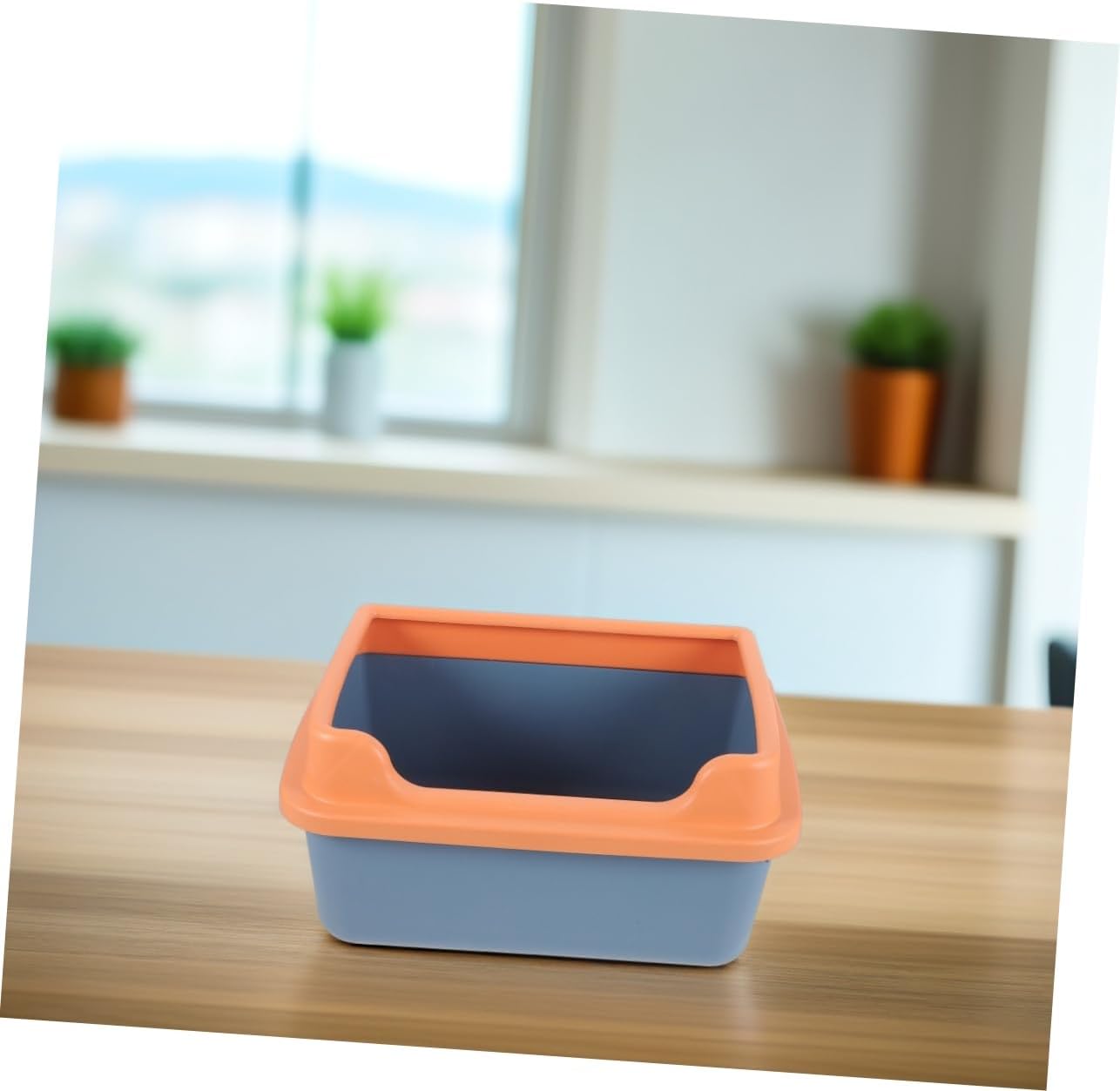 UPKOCH 1set Semi-Enclosed Cat Litter Box for Kittens Easy Design Material for Home Use Enhanced Monitoring of Pet Health