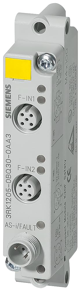 Siemens Sirius módulo asisafe k20f ip67 con estanqueidad total y tres cuartos de configuración