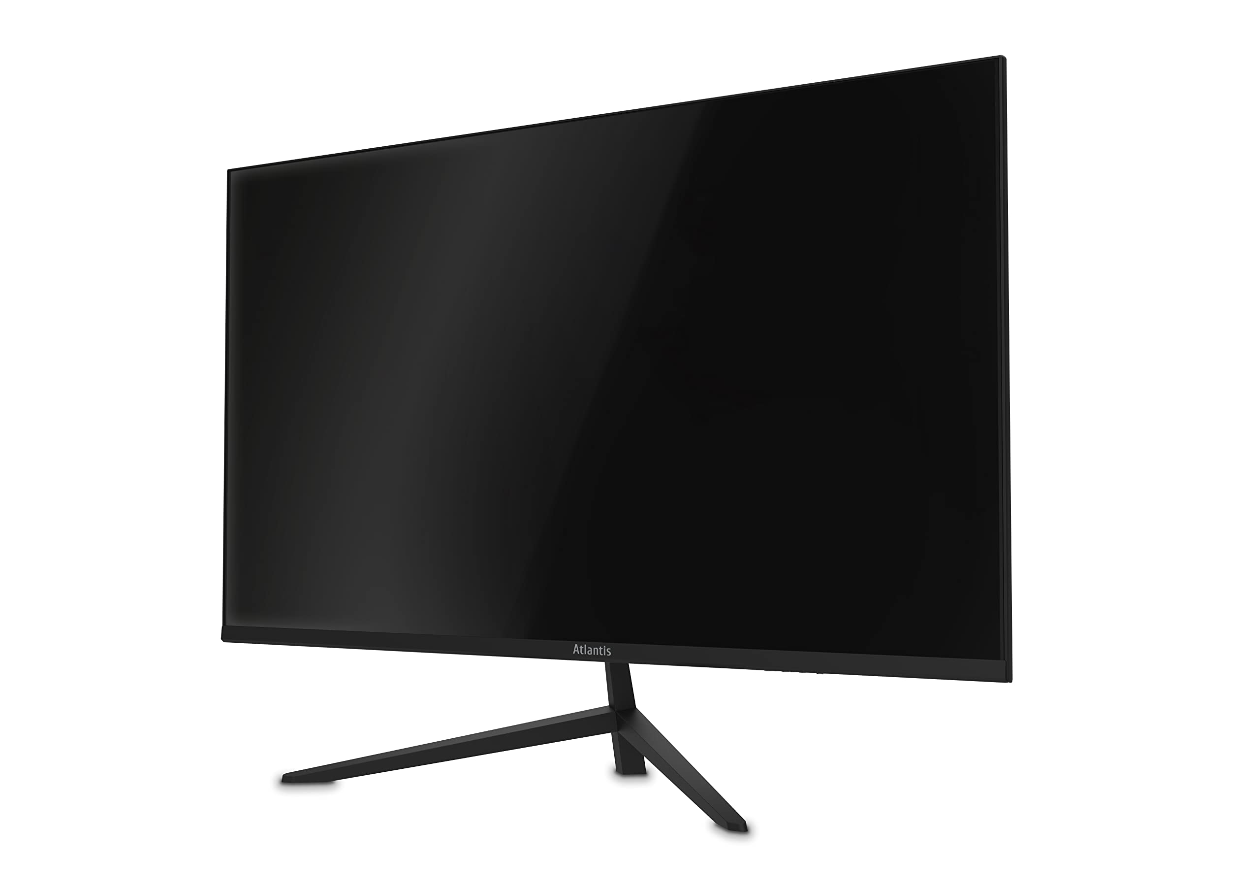 Atlantis Monitor 24 pollici, schermo 24" IPS 75Hz, Full HD 1920x1080, VGA HDMI, MULTIMEDIALE, FreeSync, Uscita Audio/Cuffie, inclinabile, risposta 5ms, Contrasto 1000:1, Angolo 178/178, Cavo HDMI 1,5m
