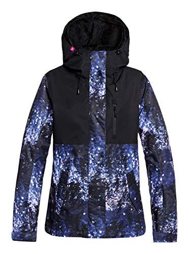 Roxy Jetty - Chaqueta Para Nieve Para Chicas Chaqueta Para Nieve, Niñas, medieval blue sparkles, M