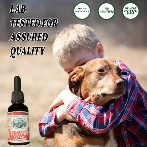 Image of Pet Hemp Oil |Dogs and Cats | Wild Alaskan Salmon Hemp Oil |Hip, Joint and Muscle Support | Aids with Skin, Coat, Anxiety, Stress and Pain | 1000 mg