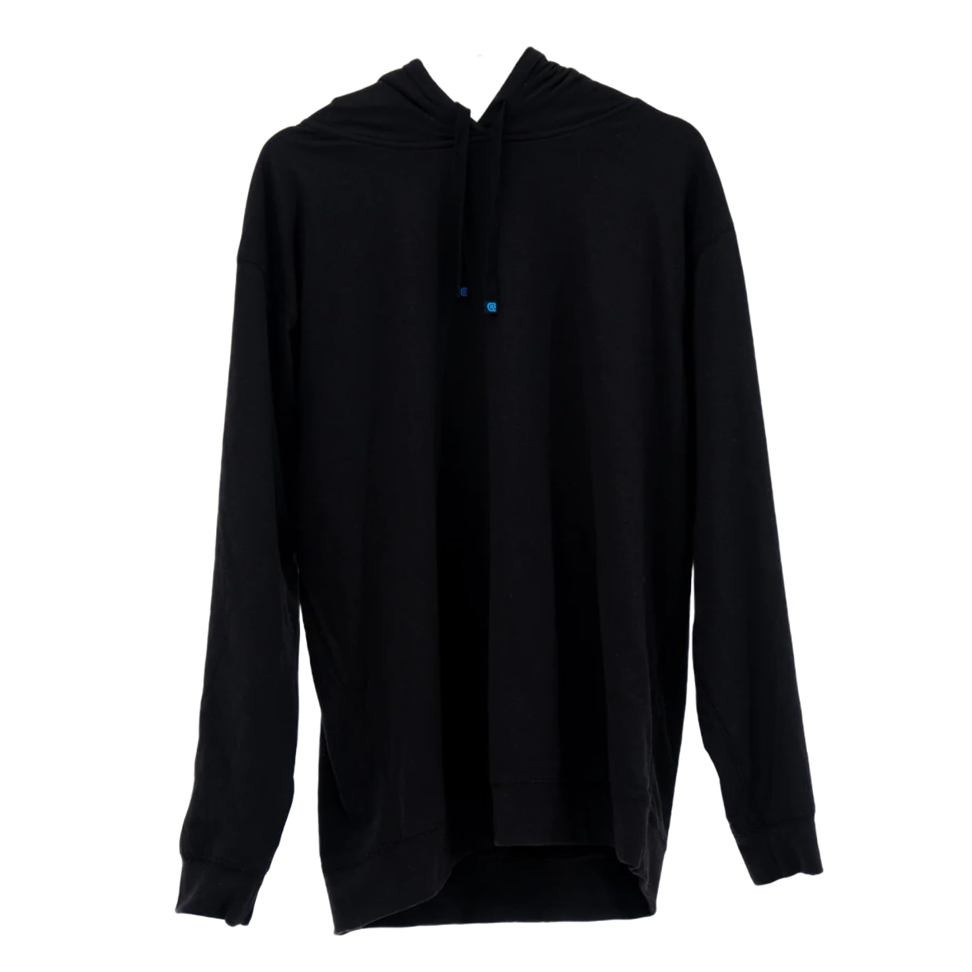 DudeRobe Men's Hooded Reversible Hoodie | As Seen on Shark Tank!, Ultimate Comfort and Style for Men's Loungewear, Black, X-Large