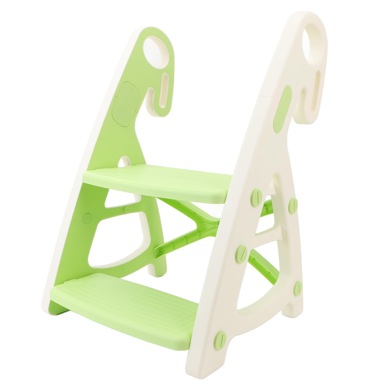 2 Step Stool Toddler Step Toddler Step Stool 2 Step Stool Height Adjustable Multifunctional Prevent Slip Stable Children Step Stool for Bathroom Sink