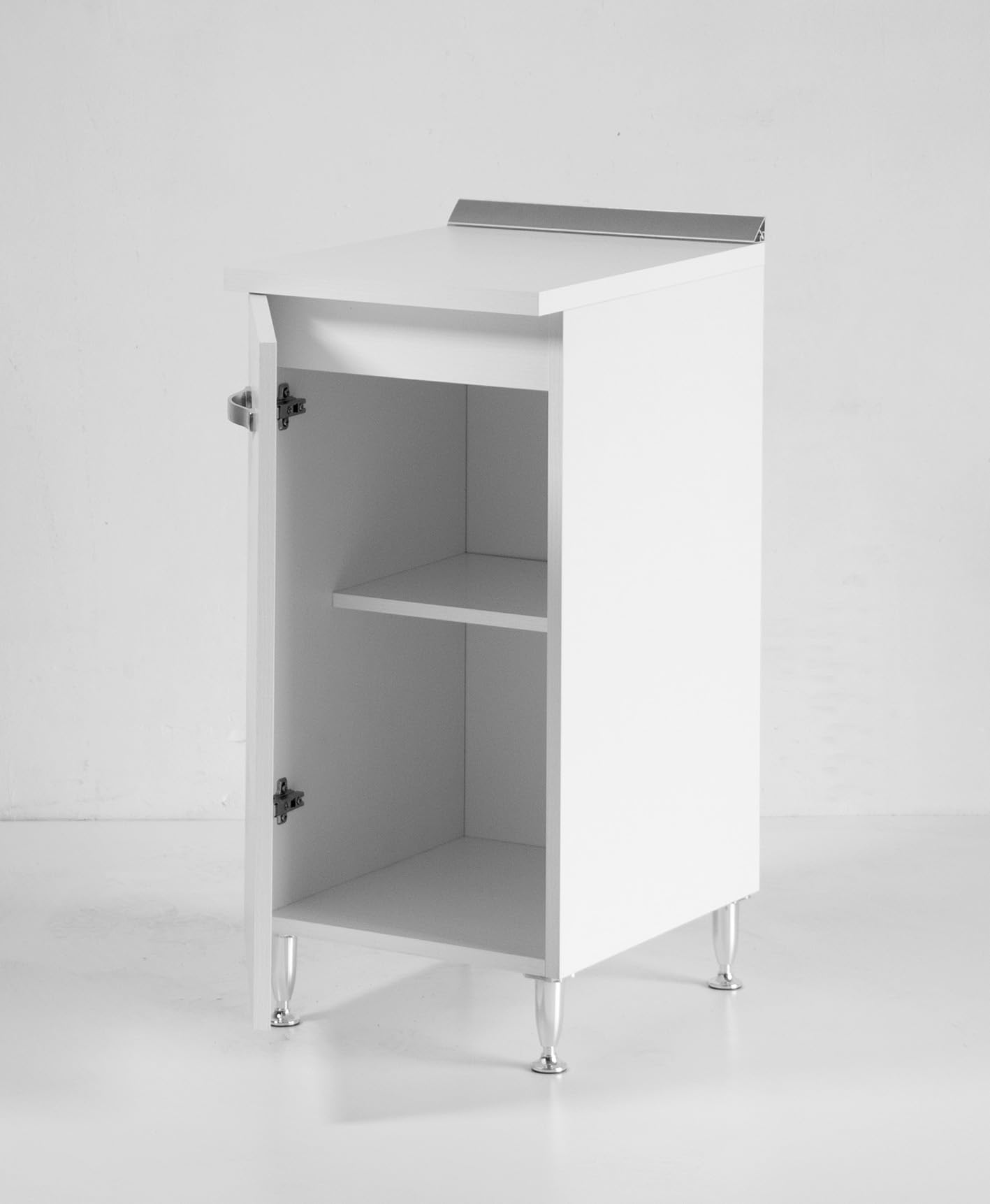 Linea Azzurra Base 30 Mobili Cucina Componibile con 1 Anta e 2 Ripiani in Legno Made in Italy H85xL30xP50 cm Elegante Funzionale Facile da Montare (Olmo)