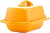 Vista 17 de Chantal Mini plato de mantequilla cubierto de cerámica, 5 pulgadas, gris desteñido