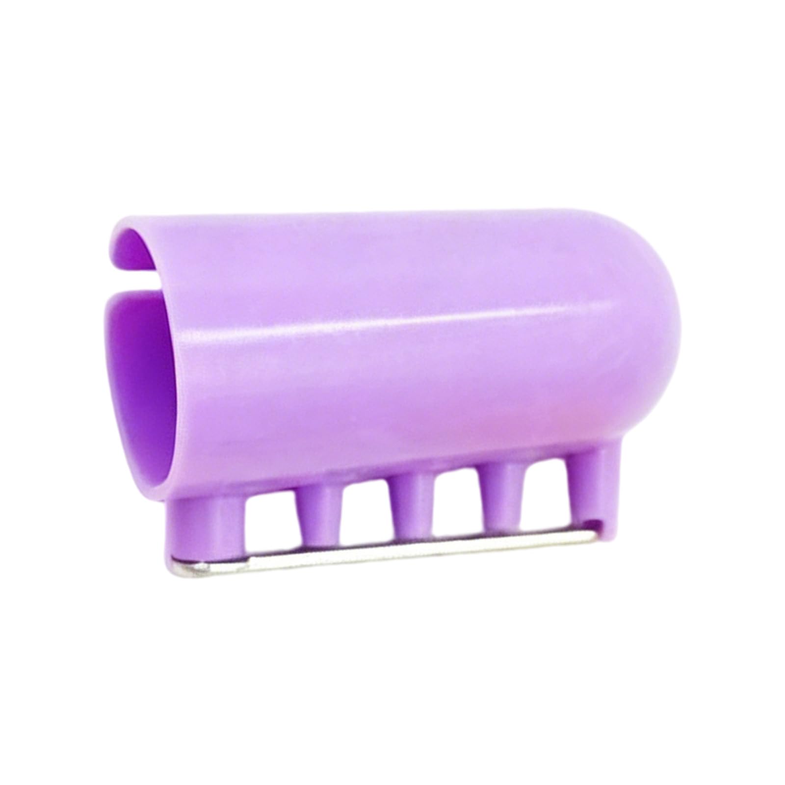 Kfwfuaee Ergonomic Knitting Thimble Craft of Sturdy ABS Ideal for Crafting and Textile Artisanal Handcraft Sewing Helper Glove