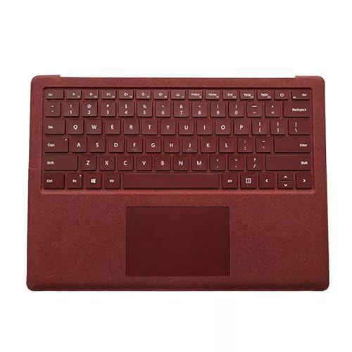Microsoft Surface Laptop1/2 1769 1782用パームレストキーボードタッチパッド(Wine red)