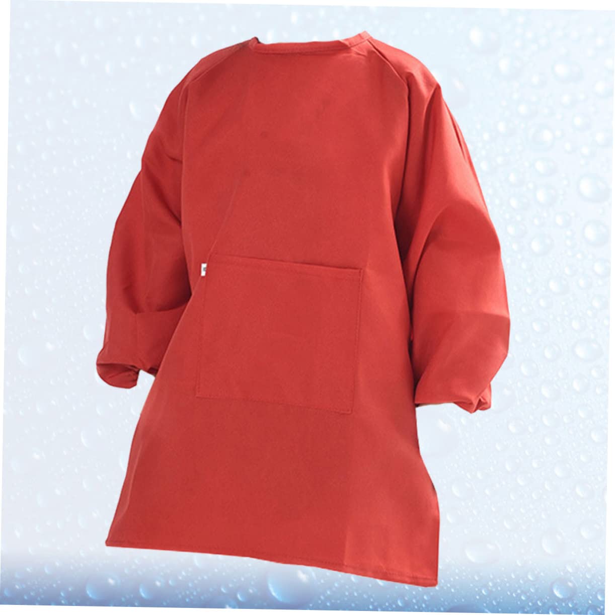 Abaodam 2piezas Delantal Infantil De De Manga Protector De Ropa Dibujar y Color Rojo