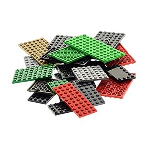 25 platen platen willekeurig kleurrijk gemengd bouwplaat bodemplaat Lego