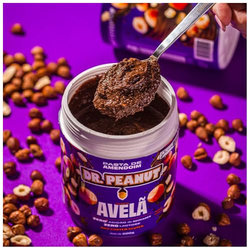 Pasta de Amendoim Avelã 600g + Alfajor Brigadeiro de Colher 55g - Dr Peanut