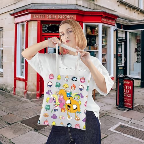 Bolso Tote para fans de Finn y Jake Adventure miniatura 3