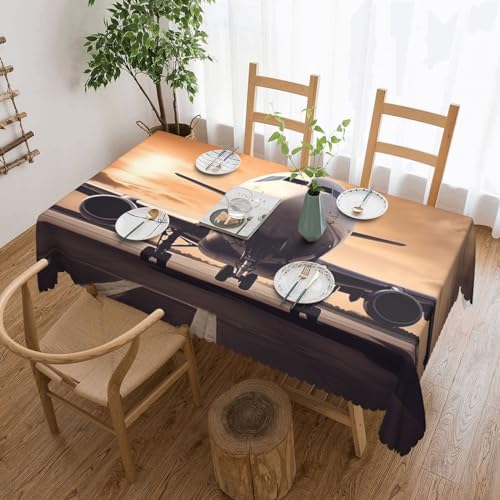 Nappe en polyester résistante aux taches pour salle à manger - 2