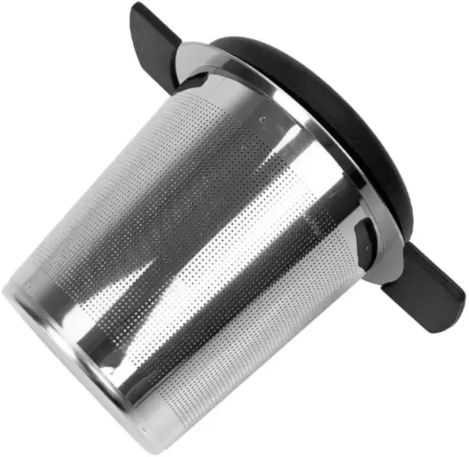 Infusor de Chá Aço Inox com Tampa – Filtro Cesto para Chá, Ervas e Temperos Reutilizável