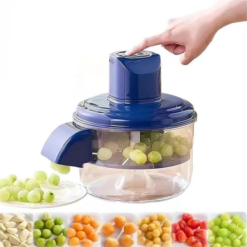 Image of Automatic Electric Potato Peeler Machine, Fast Hands-Free Fruit & Vegetable Peeler with Stainless Steel Blade, Safe & Easy to Use for Potatoes, Apples, Carrots, Compact Kitchen Gadget, Easy Clean