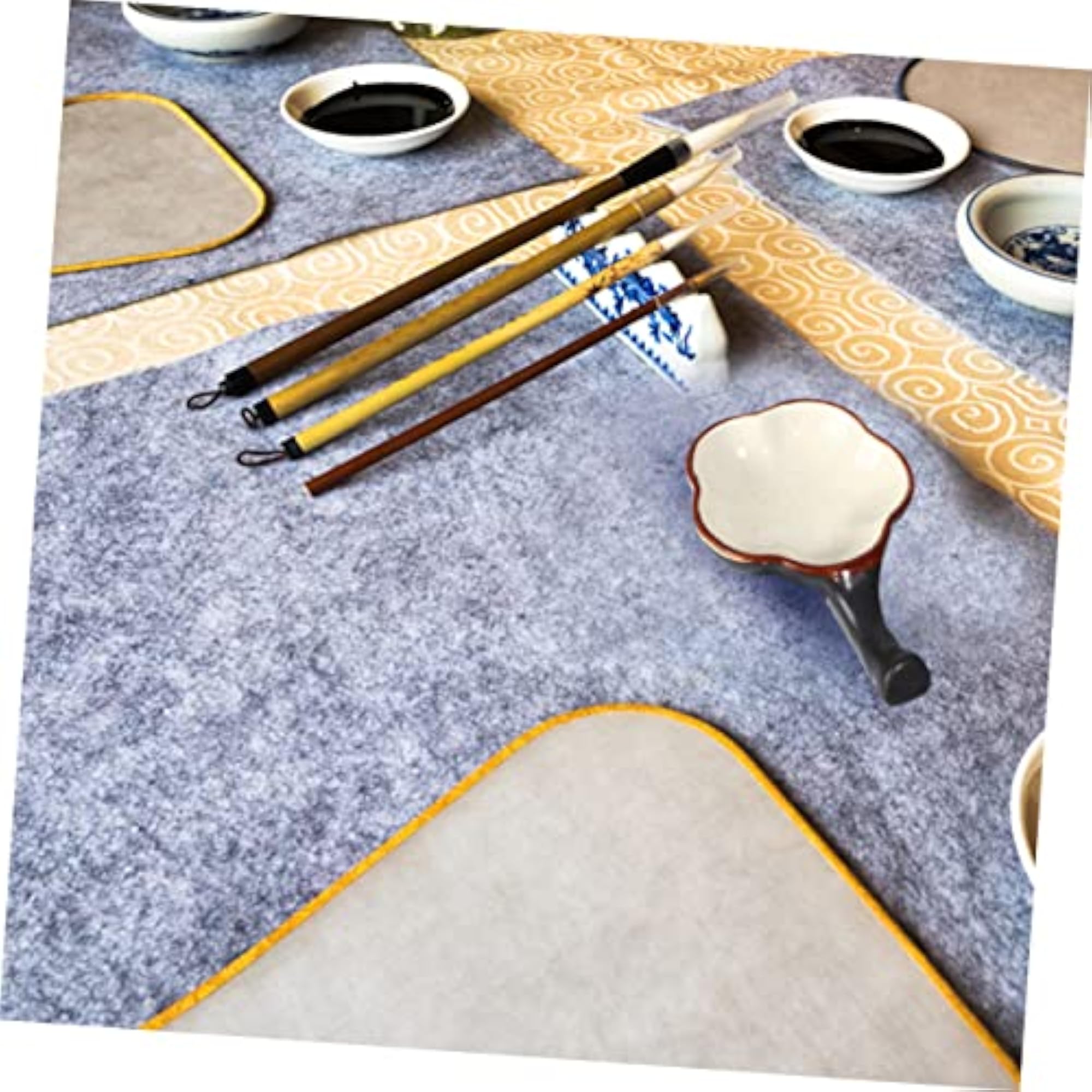 Ceramic Ink Plate Calligraphy Brush Palette