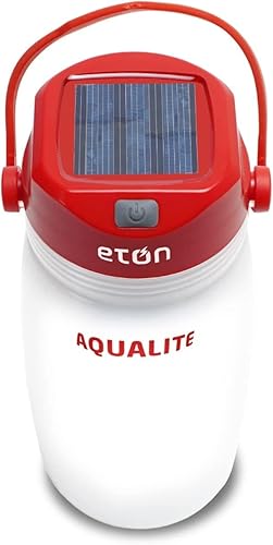 Miniatura 3 de Eton Linterna solar con botella de agua integrada y kit de supervivencia de emergencia personal de 8 piezas